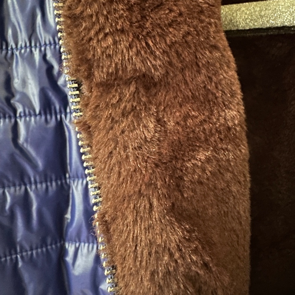 Kiton Vintage Blue Quilted Puffer Jacket View 4